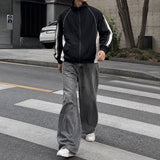 DP 54259 Piping Color-Blocked Windbreaker