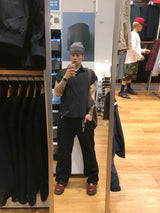 No.1818 2way roll up half SHIRT (3color)