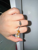 Wood pattern ring (random)