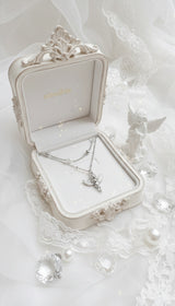Baby Angel Layered Necklace - Silver ver.