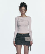 TATTOOED GRAPHIC KNIT_BABY PINK