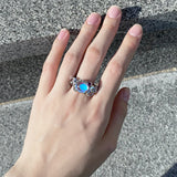 8 gemstone Ring