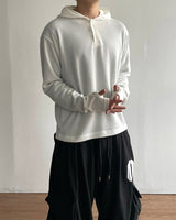 Polz Rib Henley Hoodie