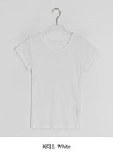 シュルベーシックカラー半袖Tシャツ