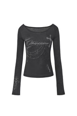 DUSK GRAPHIC TEE charcoal