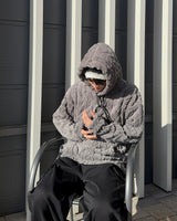 Moko Wool Hoodie (Black)
