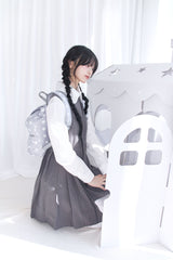 Dot Frill Backpack Kitchen Stripe Daily Bobusang Bag