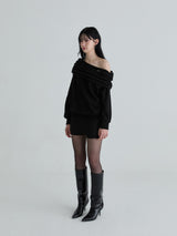 Drape symbol sweatshirts (Black)