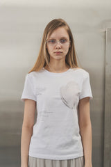ハートプリントTシャツ