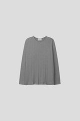 Lip u-neck long sleeve tee