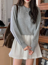 Winter Daily Basic Round Knit (11color)