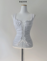 Erdam Lace Corset Top (White)