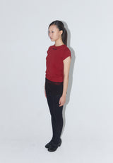 レースデューTシャツ - レッド