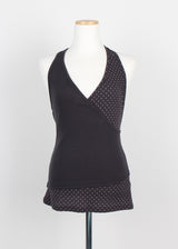 DOT HALTER SLEEVELESS