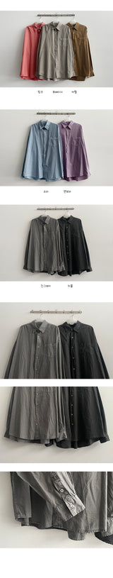 [M,L] Lamb's Pigment Boxy Shirt (5 colors)