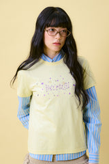 Hey Pals Milkyway T-shirt [Lemon yellow]
