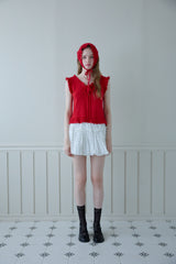 SWEET FRILL KNIT VEST