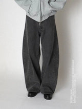RB27 Washed Denim Scimitar Pants