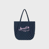 グラフィックドットエコバッグ (BLACK)