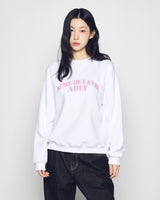25FW WOMAN ARCH SHAPED LOGO NAPPING SWEATSHIRT