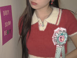 gleaming little star berry necklace [silver]