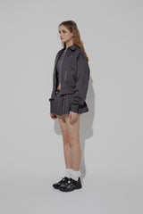 CHINO PLEATS SKIRT