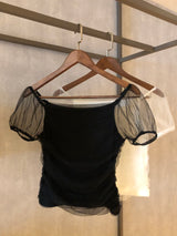 Mash Shirring Sleeveless T