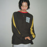 Logo track Raglan LS-T [charcoal]