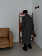 Pleddy French Chin Strap Wool Coat (2color)