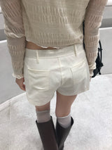 Monday Atelier Low Folding Cotton Shorts
