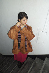 Vintage Stripe Knit Muffler