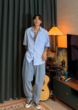 Hidden Pocket Oxford Shirt 3COLOR