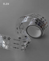 PET Silver Foil Mini Arrow Kiss Cut Tape