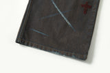 【Keshi】NEVADA BLAZING WASHED BAGGY DENIM JEANS 
