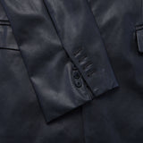 LC Epeel Two Burton Black Leather Blazer