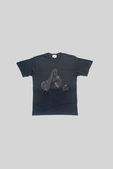 "A" ロゴTシャツ(SPANGLE BLACK)