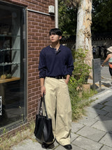 Deli henry-neck long sleeve t-shirt