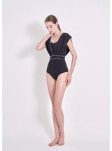 Hepburn swimsuit Black