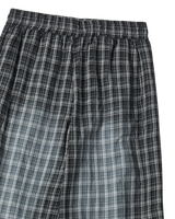 25FW CHECK TRACK WASHED PANTS BLACK
