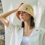 VA Patch Soft Knit Bucket Hat / Beige