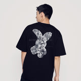 [24SS] ベアドールファジーラビット半袖Tシャツ BLACK
