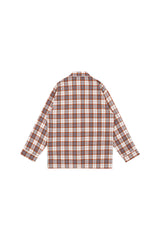 FW PRSレッドブルーチェックパジャマセットアップ