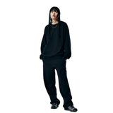 BASIC LOGO SWEAT SHIRT [BLACK]
