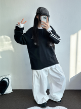 ナイロン🥠サイドピンタックバルーンパンツ💚5COLOR