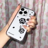 ローズフブキジェルハードスマホケース