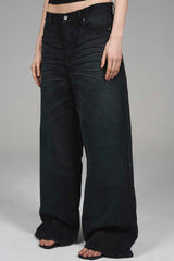 Washed Blue Tone Jeans