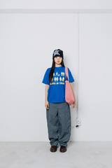 ラブイズディスTシャツ - ブルー