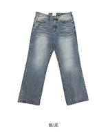 Highbee Semi-Bootcut Denim Pants