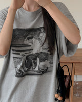 ラボプリンテッドショートスリーブドTシャツ