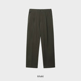LMN レイクピンタックコットンワイドパンツ (3 colors)